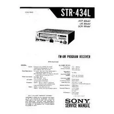 Sony Str-434 - Esquema - Partes - Procedimentos - Marantz