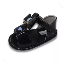 Sandália Feminina Bebe Calce Facil Com Velcro Conforto Moda