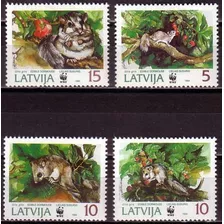 Fauna - Wwf - Liron Gris - Letonia - Serie Mint 