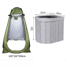 Barraca Banheiro Trocador Roupas Camping Tenda Portátil