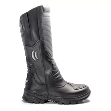 Bota Coturno Masculina Feminina Tatica Militar Couro Preto