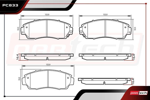 Balatas Delanteras Ford Ranger 2.3l 2010 Foto 2