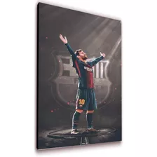 Cuadro 50x30 Cms Decorativo Messi 1+envío Gratis