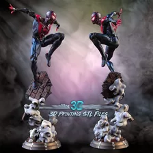  Archivo Stl Impresión 3d - Spiderman Miles Morales Sanix