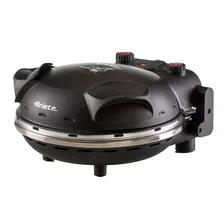 Forno De Pizza Focaccia Elétrico Bancada Preto Ariete By Delonghi Com Pedra Refratoria Rápido 4 Min 127v Italiano 1200w 400ºc