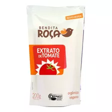 Extrato De Tomate Orgânico Sachê Bendita Roça 200g