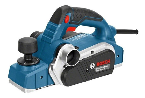 Plaina Elétrica Manual Bosch Professional Gho 26-82 D 82mm 220v Azul