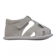 Sandalia Bebe Niño Cerrada Velcro Koala Gris Colloky