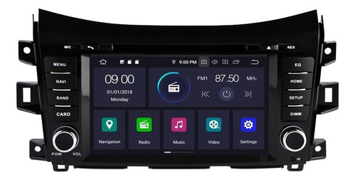 Radio Gps Para Nissan Np300 Frontier, Android 9.0, Wifi, Dvd Foto 5