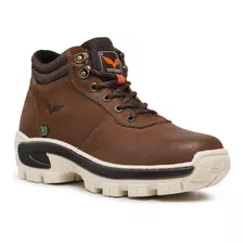 Coturno Masculino Bota Botina Palmilha De Gel Costurado