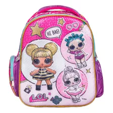 Mochila Lol Surpise Bae Kinder Ruz Color Rosa Diseño De La Tela Liso