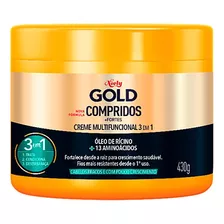 Máscara Niely Gold Hidratação Profunda Compridos+fortes 430g