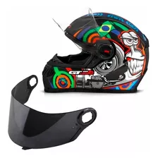 Capacete Fechado Fw3 Gt Turbo Caracol Leve + Viseira Fume 