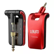 Lekato 2.4ghz Sistema De Guitarra Inalámbrico 6 Canales Rece