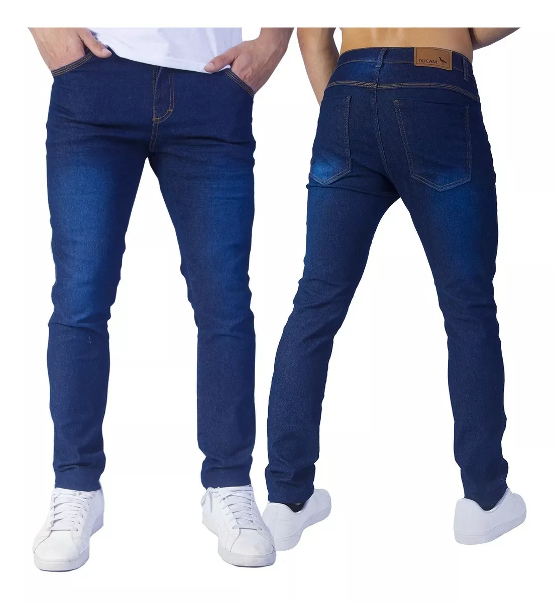 Kit 2 Calça Jeans  Masculina Slim   Elastano Temos 3 Modelos