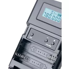 Sistema De Micrófono Inalámbrico Takstar Sgc-100w Con Solapa En U, Color Negro
