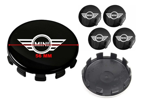 4 Centros De Rin Mini Cooper F57 2019-2022 56 Mm Foto 3