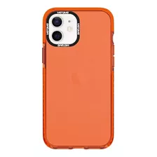 Carcasa Motomo Clear Color Para iPhone 14 Pro Naranja