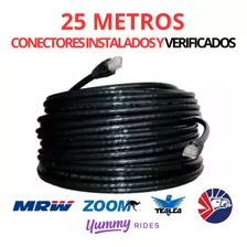 25 Metros Cable Red Internet Utp Cat5 Exterior