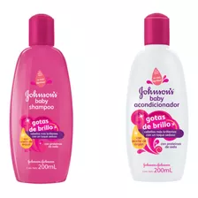 Johnson´s Baby Shamp + Acondi Gotas De Brillo 200ml