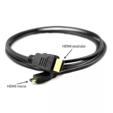 Cable De Micro Hdmi A Hdmi 1.5m Audio Video Tablet Notebook