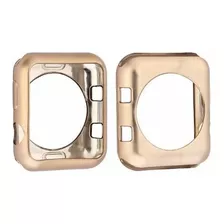 Protector Silicona Para Applewatch Gold 42mm 