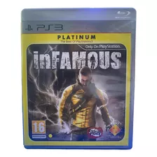 Jogo Infamous Platinum Original Ps3 Completo Usado