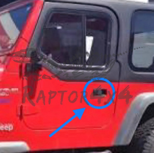 Manija Exterior Jeep Wrangler Cj Yj Tj 81-06 Chapa Puerta Foto 7