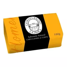 Sabonete Em Barra Amarelo Giorno Uomo 180g Black Oud