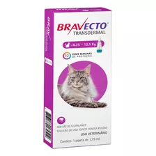 Bravecto Antipulgas E Carrapatos Gatos 6,25 A 12,5kg