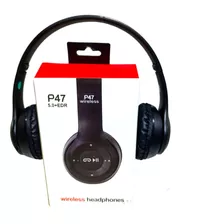 Audifono De Diadema Bluetooth P47, Excelente Calidad Sonido 
