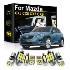 Led Premium Interior Mazda Cx5 2014 2017 + Herramienta 9 Led