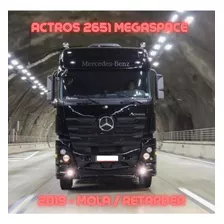Mb Actros Megaspace 2651 6x4 2019 Suspensao Mola Retarder