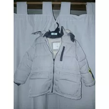 Campera Gris Puffer Zara Baby Boy 18/24 Meses