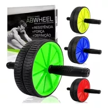 Roda Abdominal Ab C/ Tapete Wheel Exercicio Abdominal Lombar