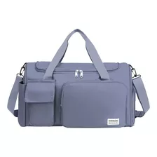 Bolsa Feminina De Academia Esporte Mala De Viagem Masculina Cor Cinza