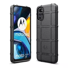 Funda Super Resistente Para Motorola G22 Negro