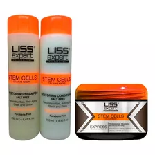 Kit Liss Expert Shampoo + Acond + Alisado Células Madre 