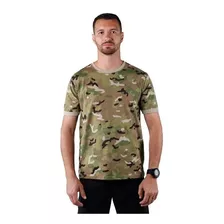 Camiseta Masculina Soldier Camuflada Multicam / Bélica