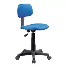 Silla Pc A Gas Sin Brazo Pp Malla Azul