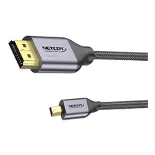 Cable Micro Hdmi A Hdmi 5 Metros Netcom 2.0 4k 60 Hz Ultra 