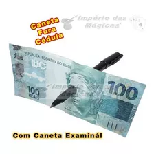 Mágica Da Caneta Fura Cédula - Examinável - Ilusionismo