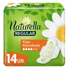 Toallas Higiénicas Naturella Regular, 14 Unidades