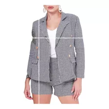 Traje De Mujer Short Y Blazer Sastre