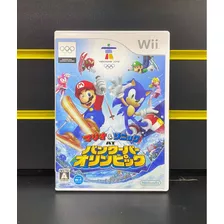 Mario & Sonic Winter Games Nintendo Wii Japonês - Usado