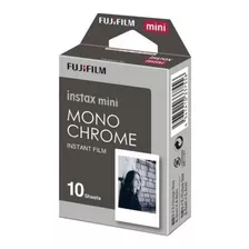 Filme 10 Un Preto Branco Monochrome Instax Mini 7, 8, 9, 11