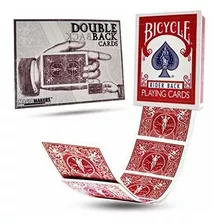 Magic Makers Bicycle Red Doble Cubierta Trasera.