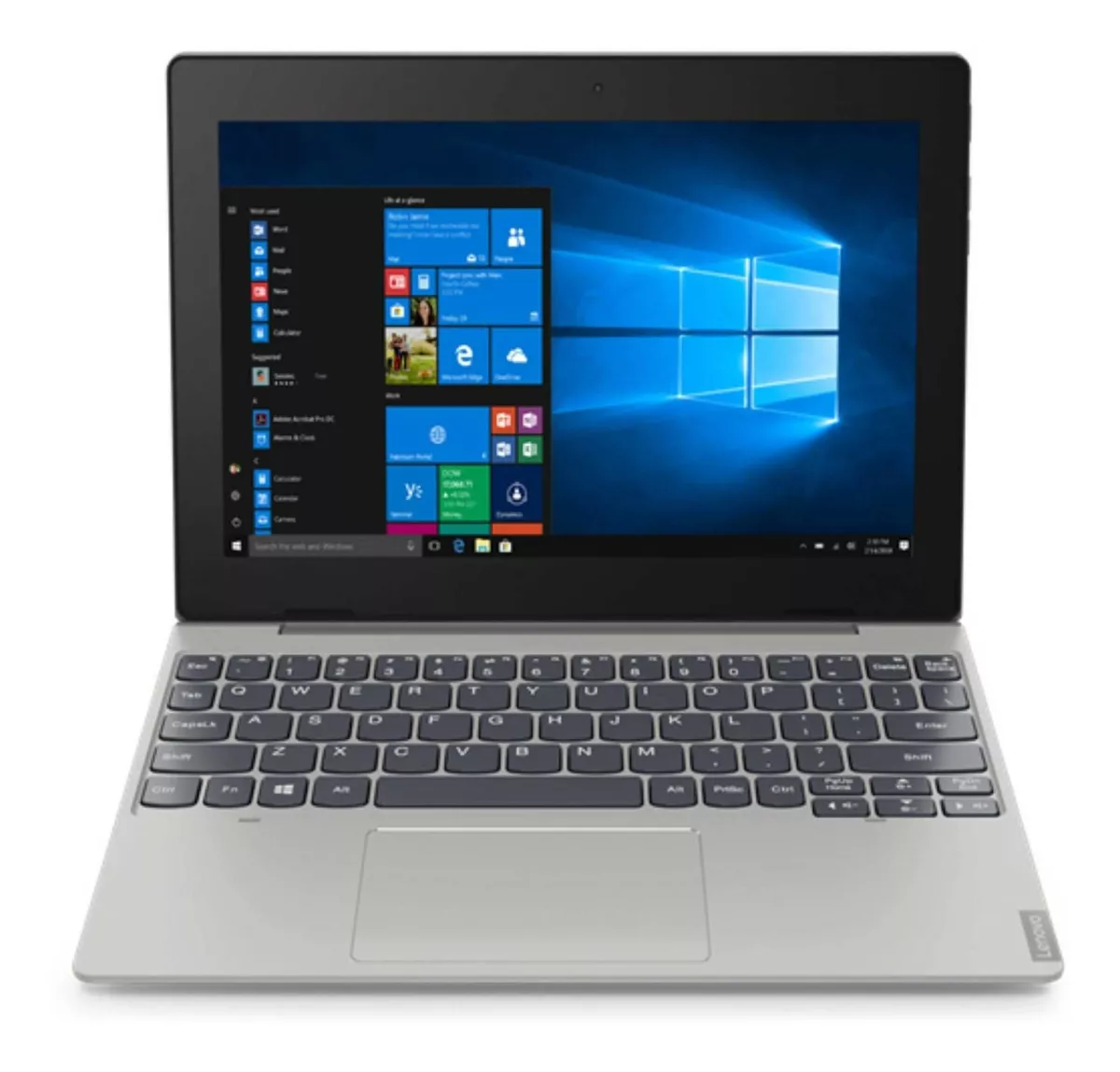 Notebook Lenovo Ideapad D330-10igl  Mineral Grey Táctil 10.1 , Intel Celeron N4020  4gb De Ram 128gb Ssd, Intel Uhd Graphics 600 1280x800px Windows 10 Pro