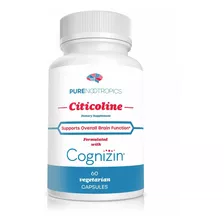 Pure Nootrropics - Cpsulas De Colina Cdp (citicoline) 300 Mg