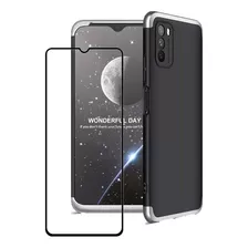 Funda Proteccion 360 Para Poco M3 + Mica Cristal 21d